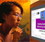 woman at computer