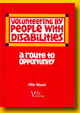Bookcover - Volunteering by People with Disabilities