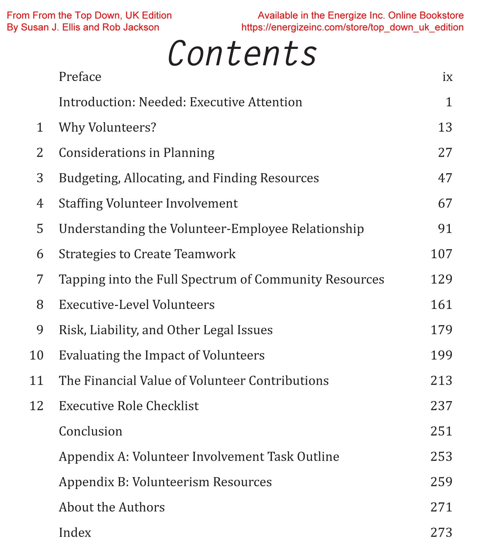 From the Top Down UK Edition toc