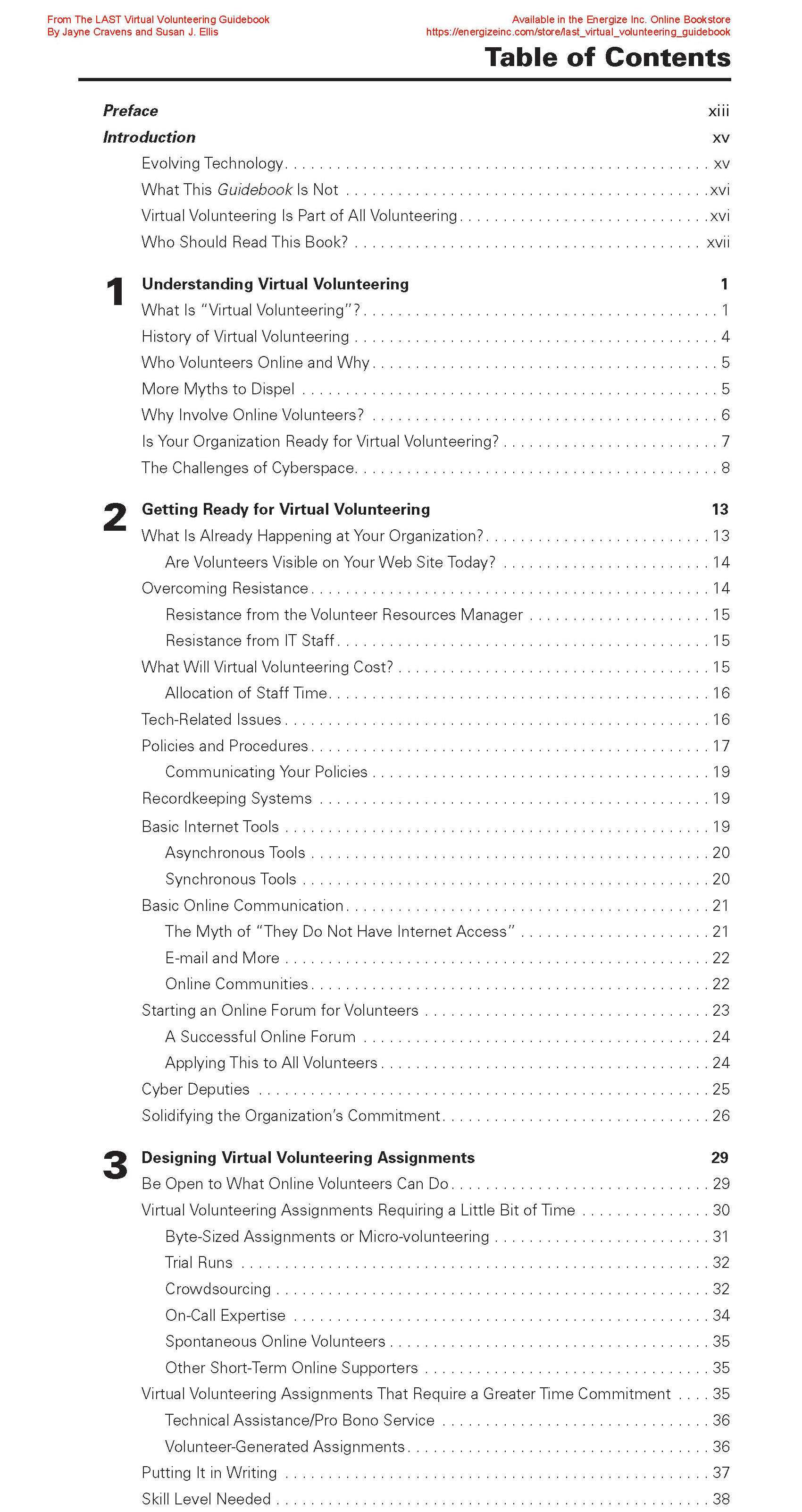 The Last Virtual Volunteering Guidebook toc1